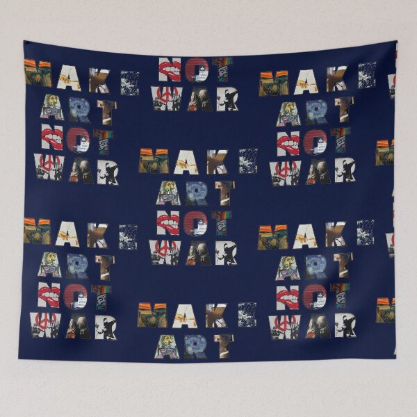 Item preview, Make Art Not War (7) designed and sold by RaiAhalyas.