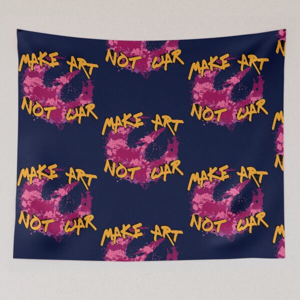Item preview, Make Art Not War (14) designed and sold by RaiAhalyas.