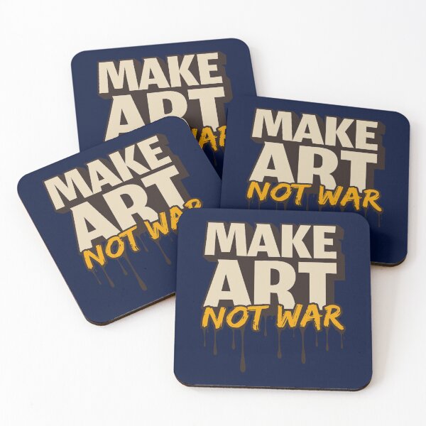 Item preview, Make Art Not War (15) designed and sold by RaiAhalyas.
