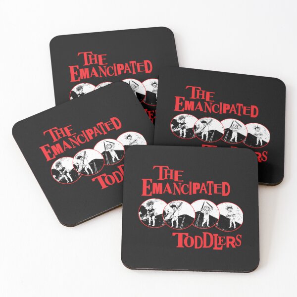 Item preview, Red Emancipated Toddlers Typeset Band designed and sold by ChristopherMil6.