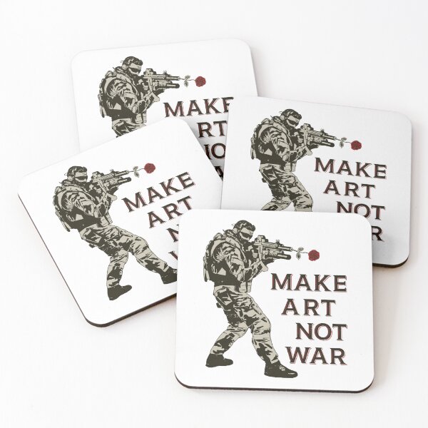 Item preview, Make art not war (27) designed and sold by RaiAhalyas.