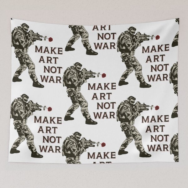 Item preview, Make art not war (27) designed and sold by RaiAhalyas.