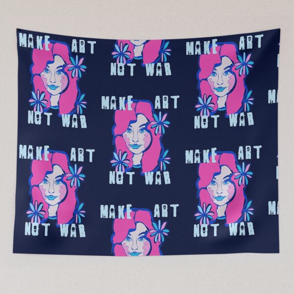 Item preview, make art not war (33) designed and sold by RaiAhalyas.