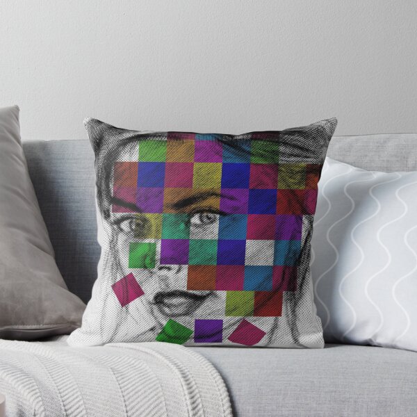 Item preview, Abstract Portrait in Squares 3 designed and sold by Morose-merch.