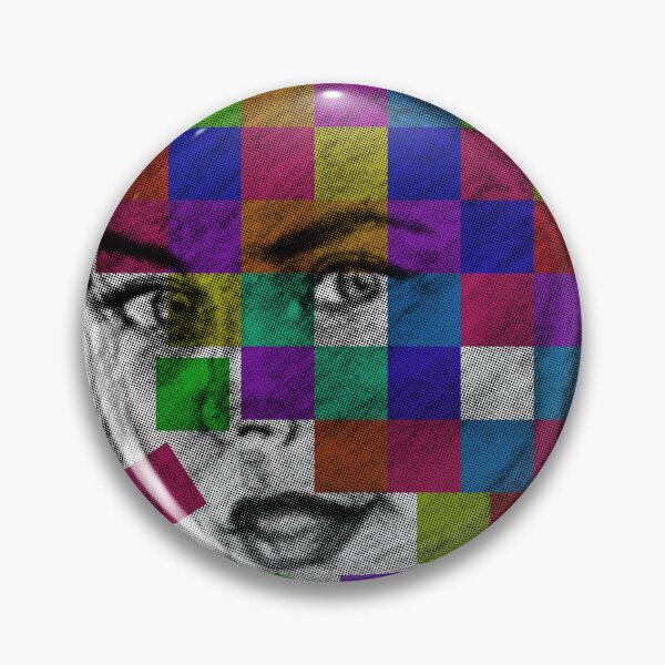 Item preview, Abstract Portrait in Squares 3 designed and sold by Morose-merch.