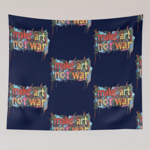 Item preview, make art not war (42) designed and sold by RaiAhalyas.