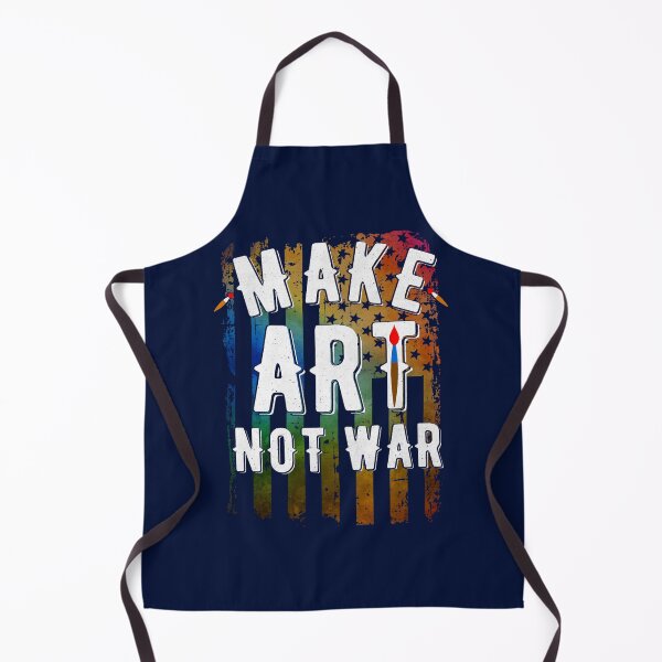 Item preview, Make Art Not War American Flag Anti War Gift designed and sold by RaiAhalyas.