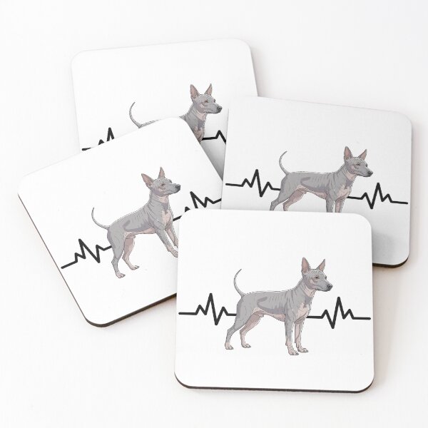 Item preview, American Hairless Terrier Heartbeat designed and sold by TheAnimalZ00.