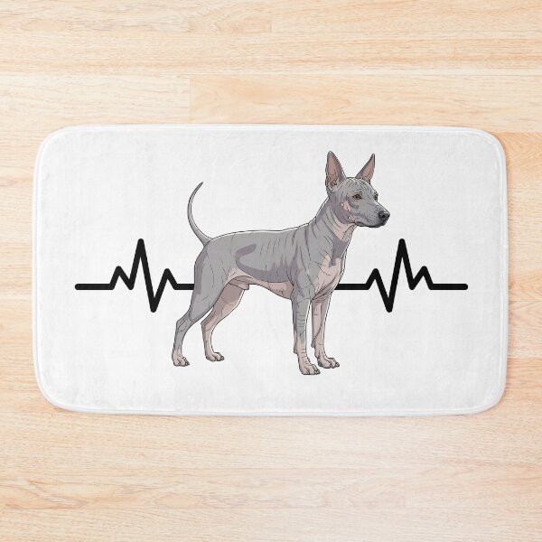 Item preview, American Hairless Terrier Heartbeat designed and sold by TheAnimalZ00.