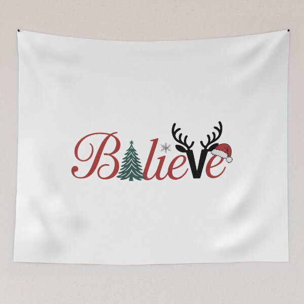 Item preview, Believe Christmas Believe Christmas Family Believe designed and sold by PunkNation-Arts.