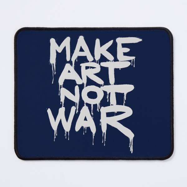 Item preview, Make Art Not War Bold Graffiti Lettering Design for Peace and Creativity designed and sold by RaiAhalyas.