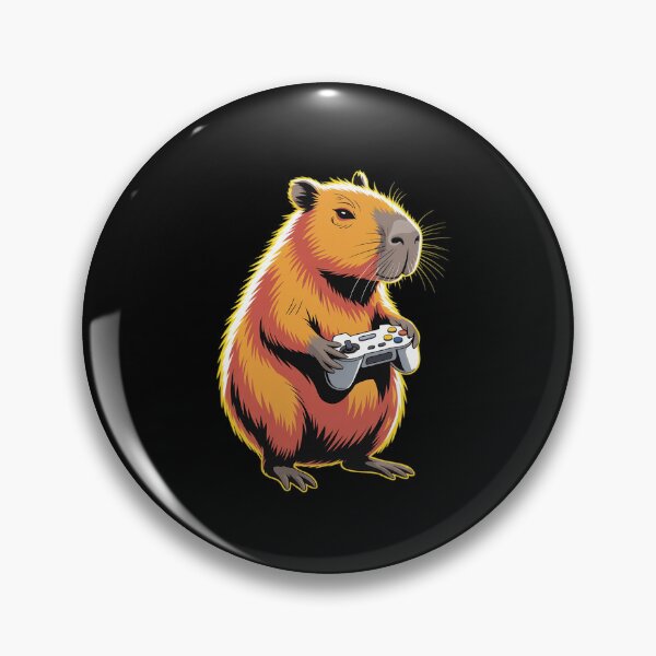 Item preview, Capybara Gaming - Gamer Capybara designed and sold by ticlitule.