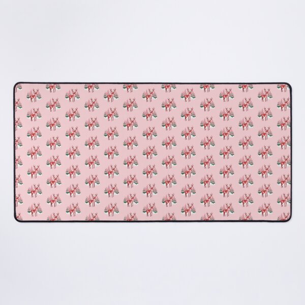 Item preview, A reindeer with a floral preppy Christmas - High-Detail Holiday Art designed and sold by Cookiezoo.