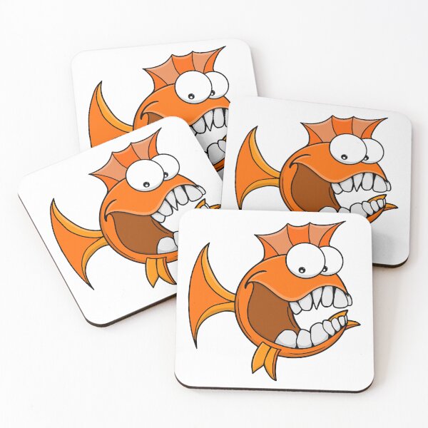 Item preview, Angry Toothy Orange Fish designed and sold by shopdiego.