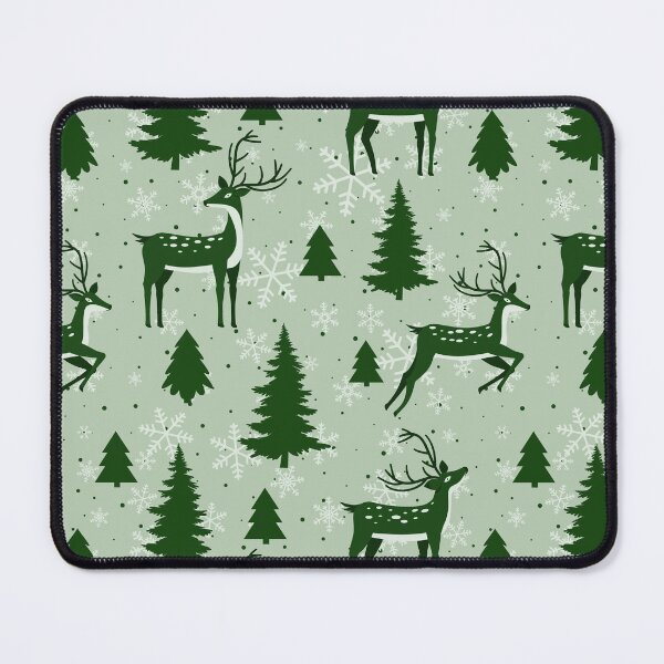 Item preview, Whimsical Reindeer and Snowflakes Comforter | Nature-Inspired Holiday Bedding designed and sold by FestivityFinds.