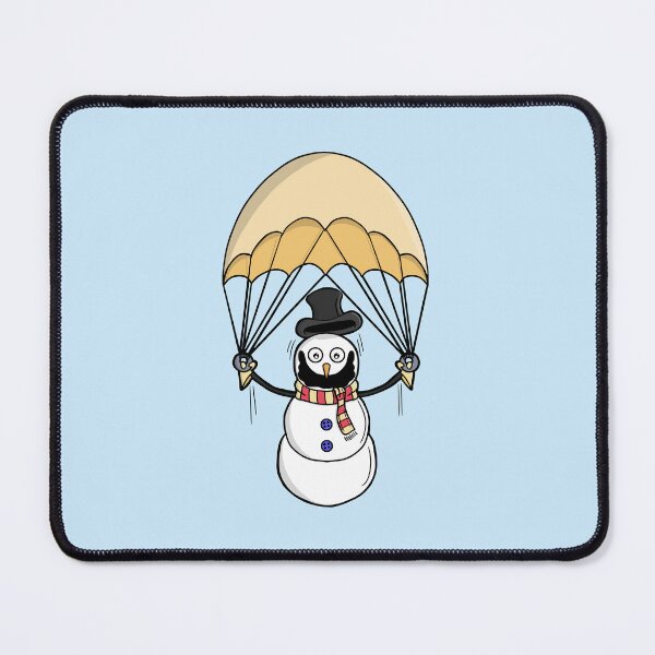 Item preview, Parachuting Snowman designed and sold by shopdiego.