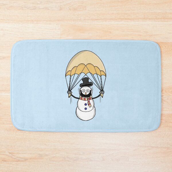 Item preview, Parachuting Snowman designed and sold by shopdiego.