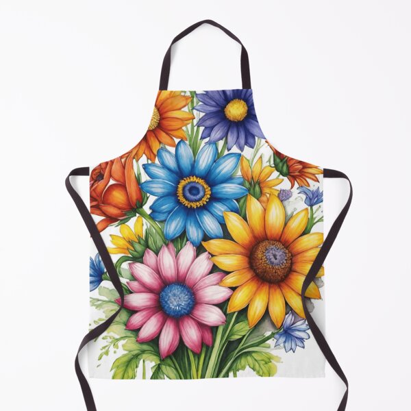 Item preview, Acuarela Floral Vibrante: Ramo de Flores de Campo con Efecto Goteo designed and sold by norachiang.