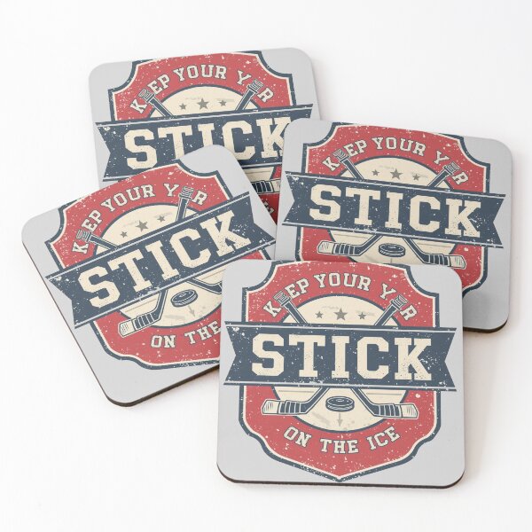 Item preview, Keep Your Stick on the Ice designed and sold by ConfuseLab Alt.