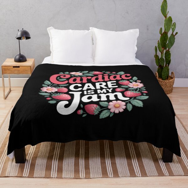 Item preview, Cardiac Care is My Jam Cardiac Nurse Straweberry designed and sold by BiellaSar.