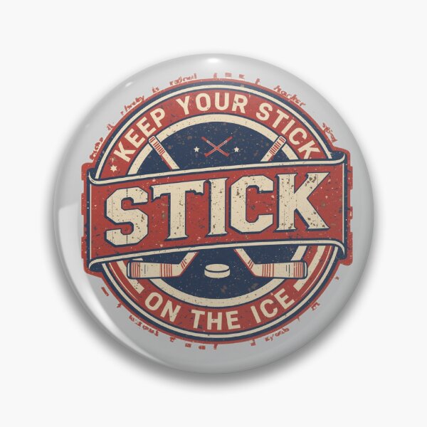 Item preview, Keep Your Stick on the Ice designed and sold by ConfuseLab Shop.