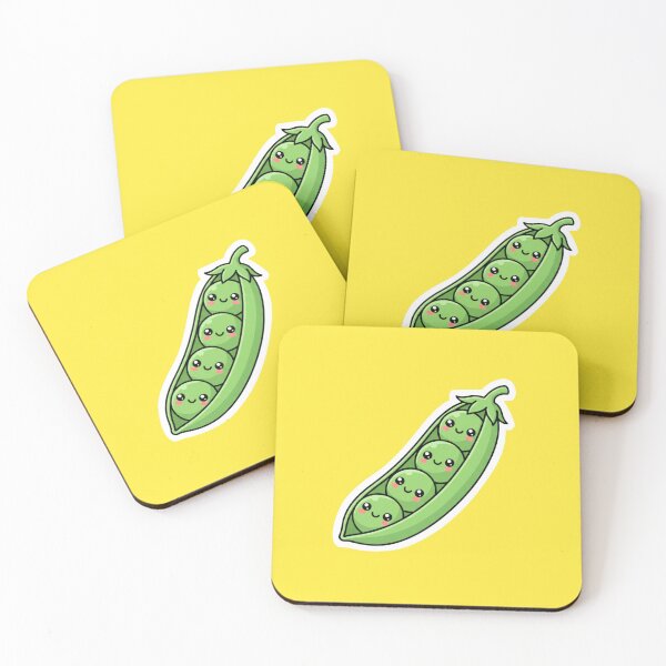 Item preview, Pea Pals – Cute Green Kawaii Vegetable Friends designed and sold by OOStudio.