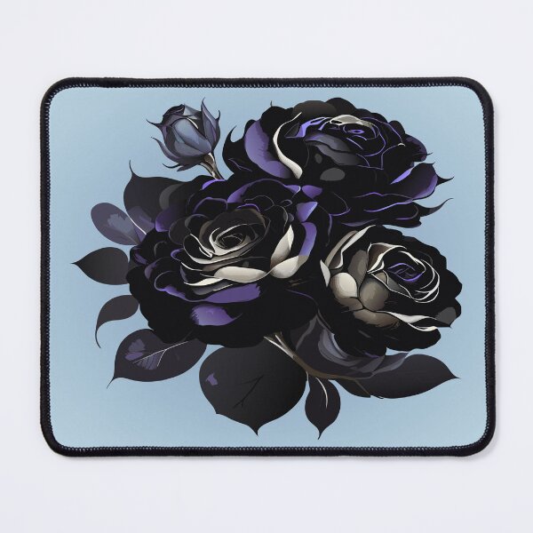 Aperçu de l'œuvre Magnifique rose fantastique bleu nuit et noir créée et vendue par shaang.
