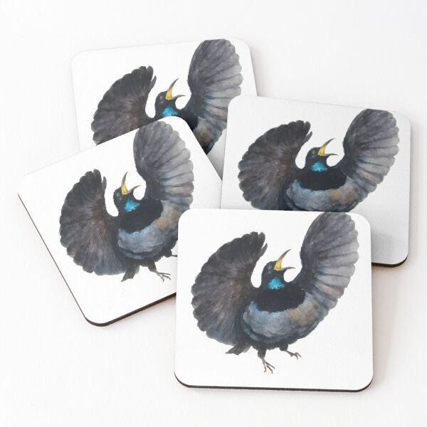 Item preview, Victoria’s Riflebird (Ptiloris victoriae) designed and sold by HOMETOWN86.