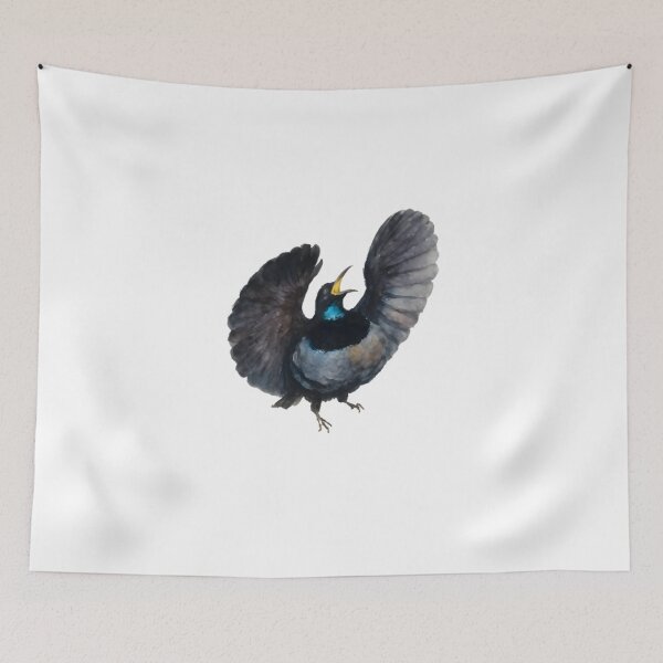 Item preview, Victoria’s Riflebird (Ptiloris victoriae) designed and sold by HOMETOWN86.