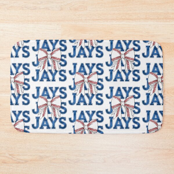 Item preview, Blue Jays & Baseball Bow designed and sold by Roy & Tiffany.