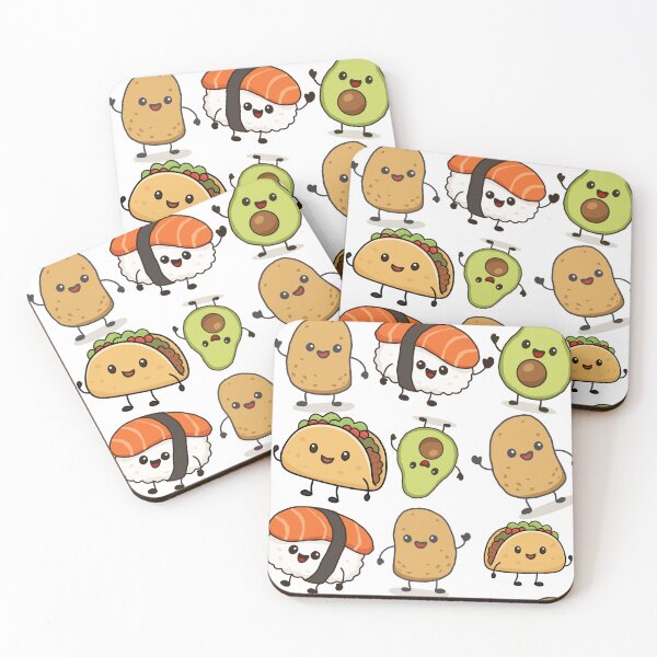 Item preview, Smiling snacks gang designed and sold by Potattoo.