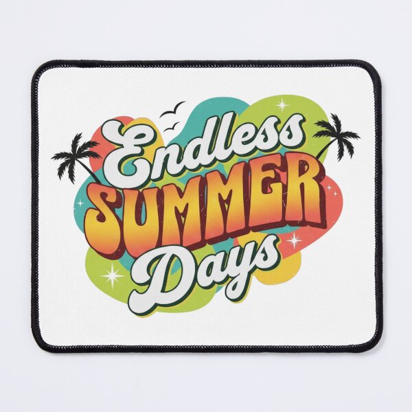 Item preview, Endless Summer Days Retro Vintage Summer Beach Palm Sun Trip Happy designed and sold by DibuHumor.