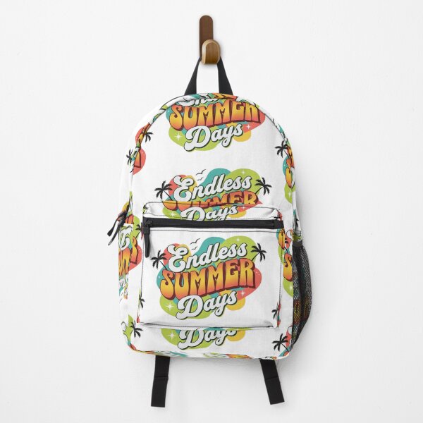 Item preview, Endless Summer Days Retro Vintage Summer Beach Palm Sun Trip Happy designed and sold by DibuHumor.