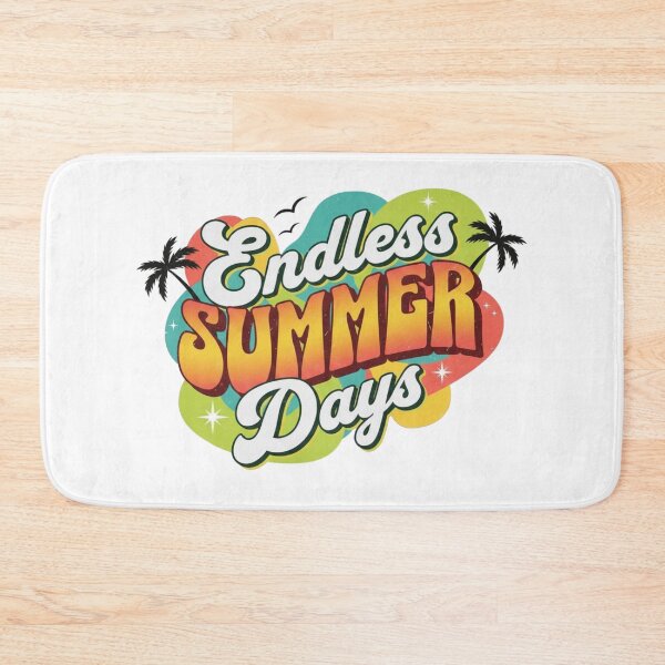 Item preview, Endless Summer Days Retro Vintage Summer Beach Palm Sun Trip Happy designed and sold by DibuHumor.