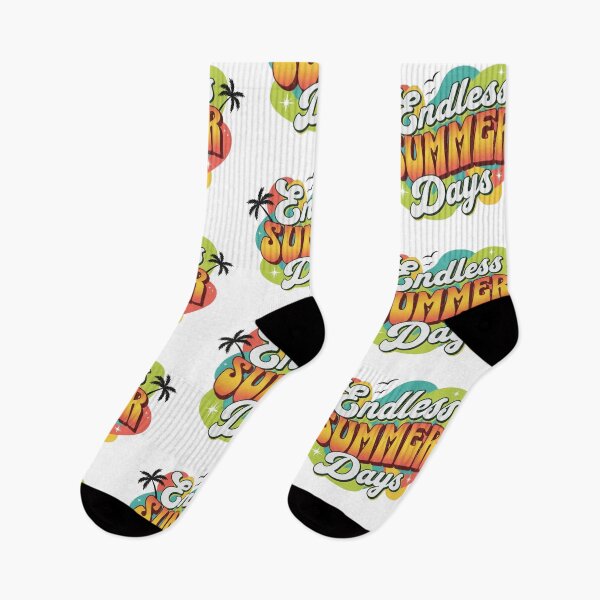 Item preview, Endless Summer Days Retro Vintage Summer Beach Palm Sun Trip Happy designed and sold by DibuHumor.