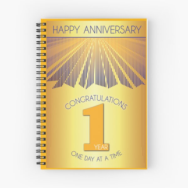 Item preview, 1 Year Golden Ray One Day At A Time Anniversary designed and sold by ApexDesigners.