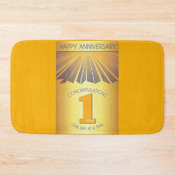 Item preview, 1 Year Golden Ray One Day At A Time Anniversary designed and sold by ApexDesigners.