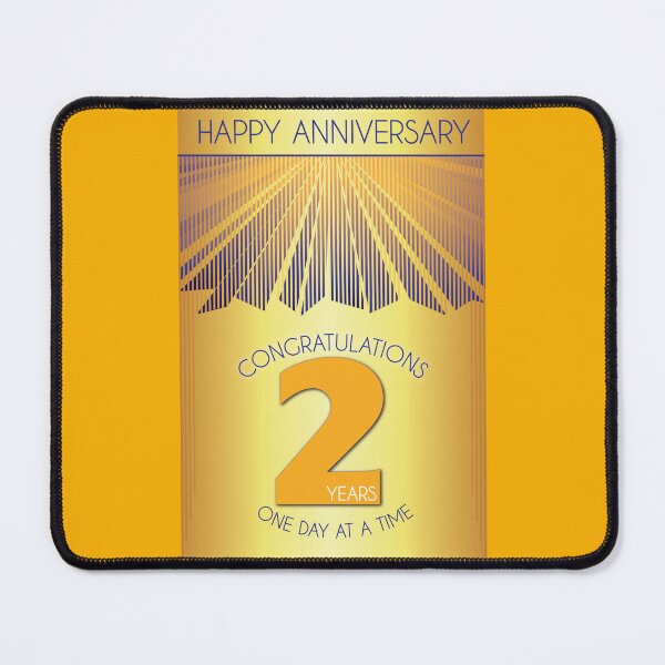 Item preview, 2 Year Golden Ray One Day At A Time Anniversary designed and sold by ApexDesigners.