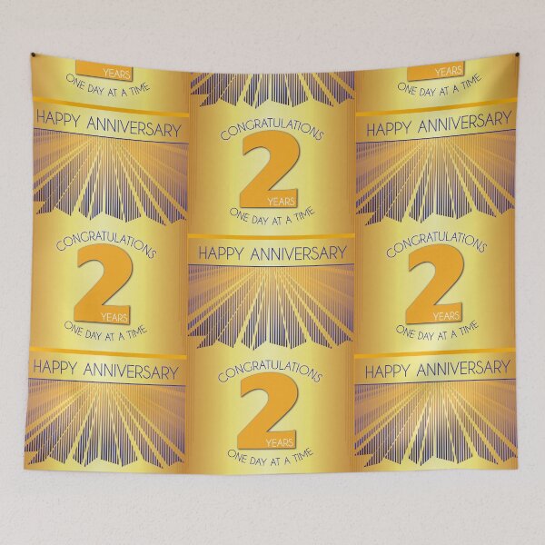 Item preview, 2 Year Golden Ray One Day At A Time Anniversary designed and sold by ApexDesigners.