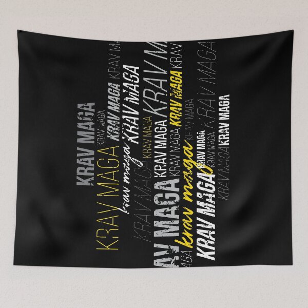 Item preview, Krav Maga Repeat Vertical Lettering designed and sold by polliadesign.