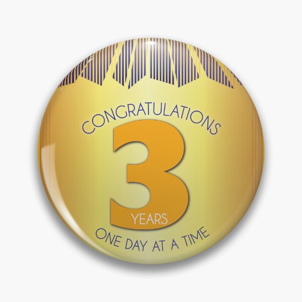 Item preview, 3 Year Golden Ray One Day At A Time Anniversary designed and sold by ApexDesigners.