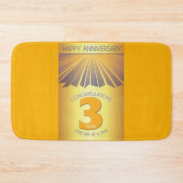 Item preview, 3 Year Golden Ray One Day At A Time Anniversary designed and sold by ApexDesigners.