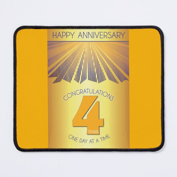 Item preview, 4 Year Golden Ray One Day At A Time Anniversary designed and sold by ApexDesigners.