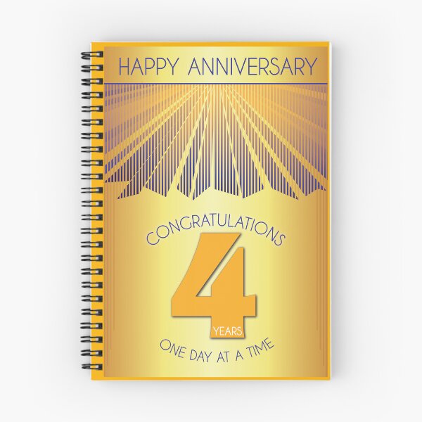 Item preview, 4 Year Golden Ray One Day At A Time Anniversary designed and sold by ApexDesigners.