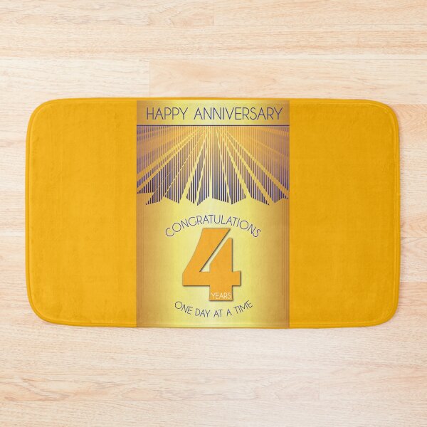 Item preview, 4 Year Golden Ray One Day At A Time Anniversary designed and sold by ApexDesigners.