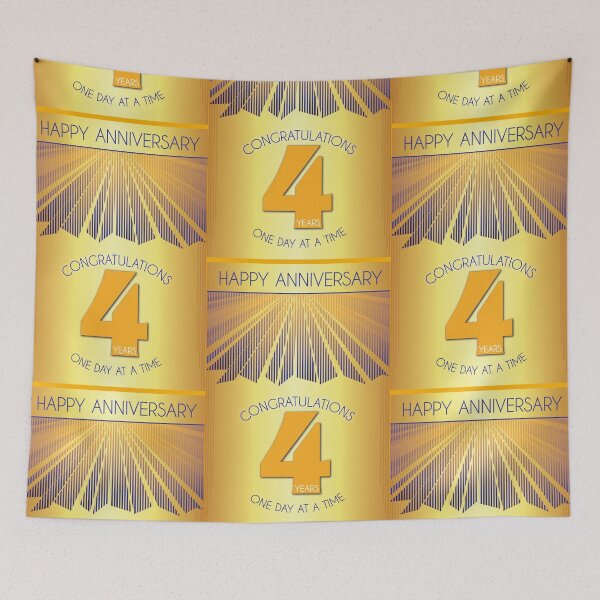Item preview, 4 Year Golden Ray One Day At A Time Anniversary designed and sold by ApexDesigners.