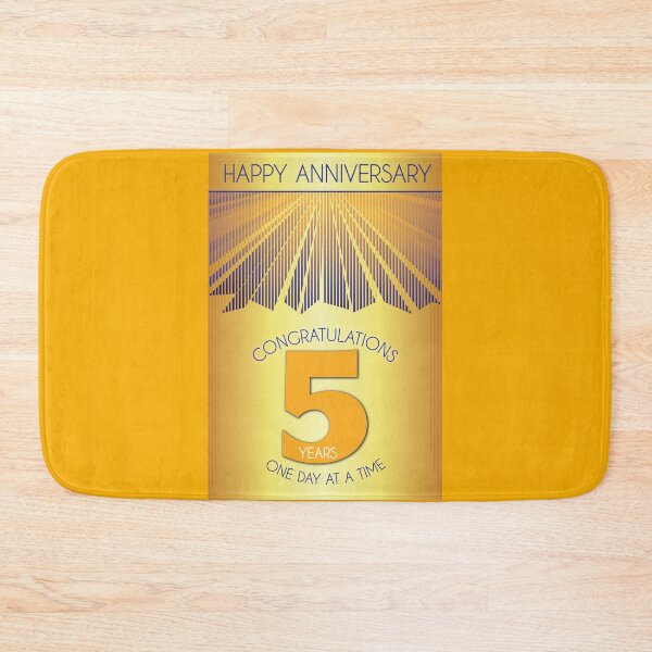 Item preview, 5 Year Golden Ray One Day At A Time Anniversary designed and sold by ApexDesigners.