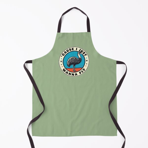 Item preview, Cause I Just Wanna Fly // Vintage Funny Emu Humor designed and sold by Scaryzz.