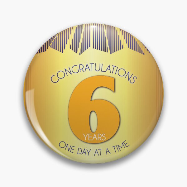 Item preview, 6 Year Golden Ray One Day At A Time Anniversary designed and sold by ApexDesigners.