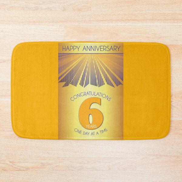 Item preview, 6 Year Golden Ray One Day At A Time Anniversary designed and sold by ApexDesigners.